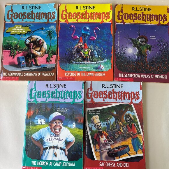 VTG 90s Goosebumps bundle- lot of 5 - Picture 1 of 12